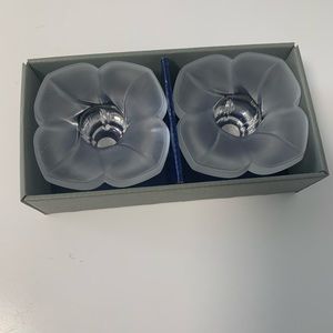 J.G.Durand Crystal Candle Holders